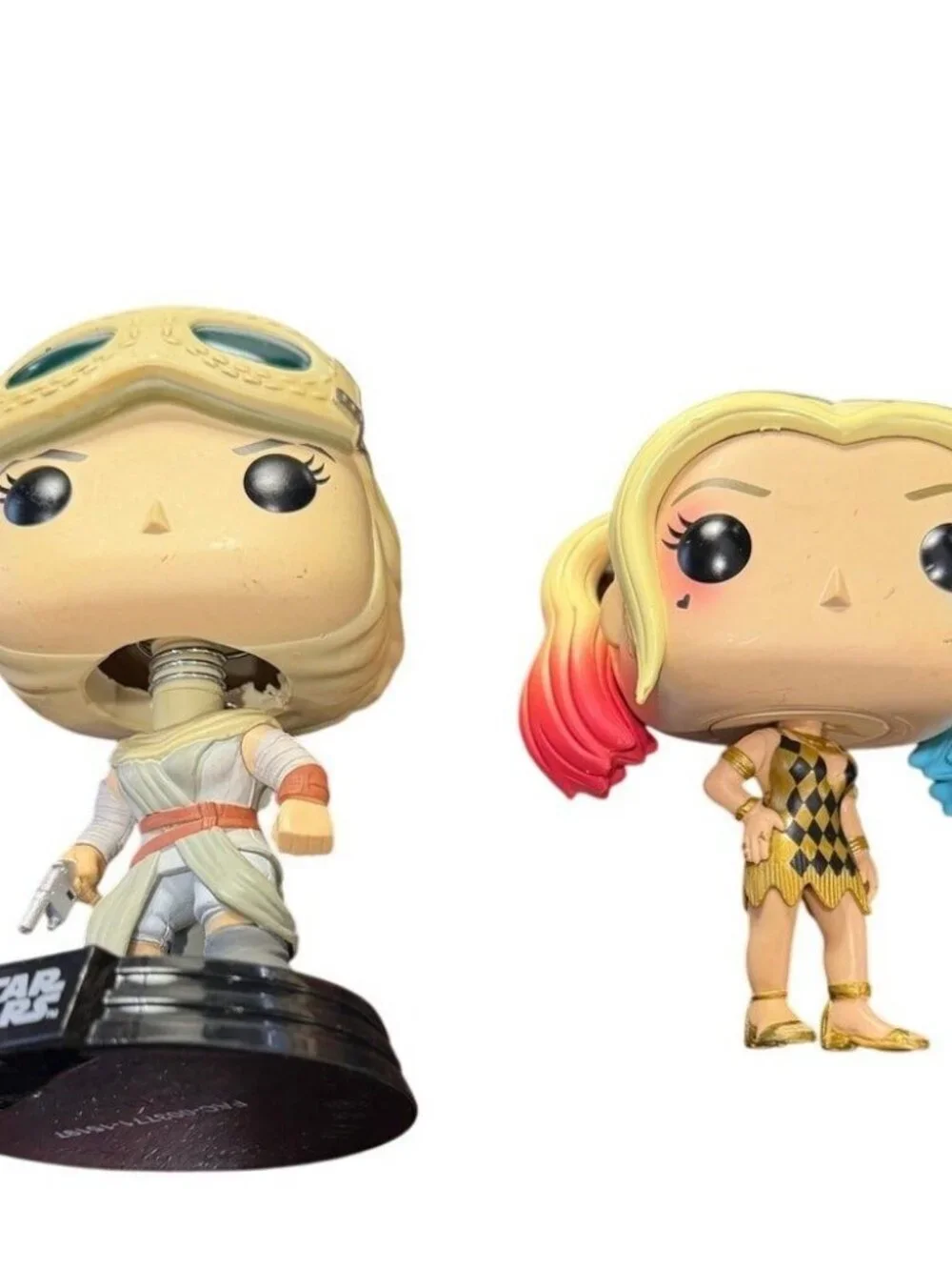 Funko Pop Lot Harley Quinn Rey Star Wars Loose Vinyl Figures No Boxes